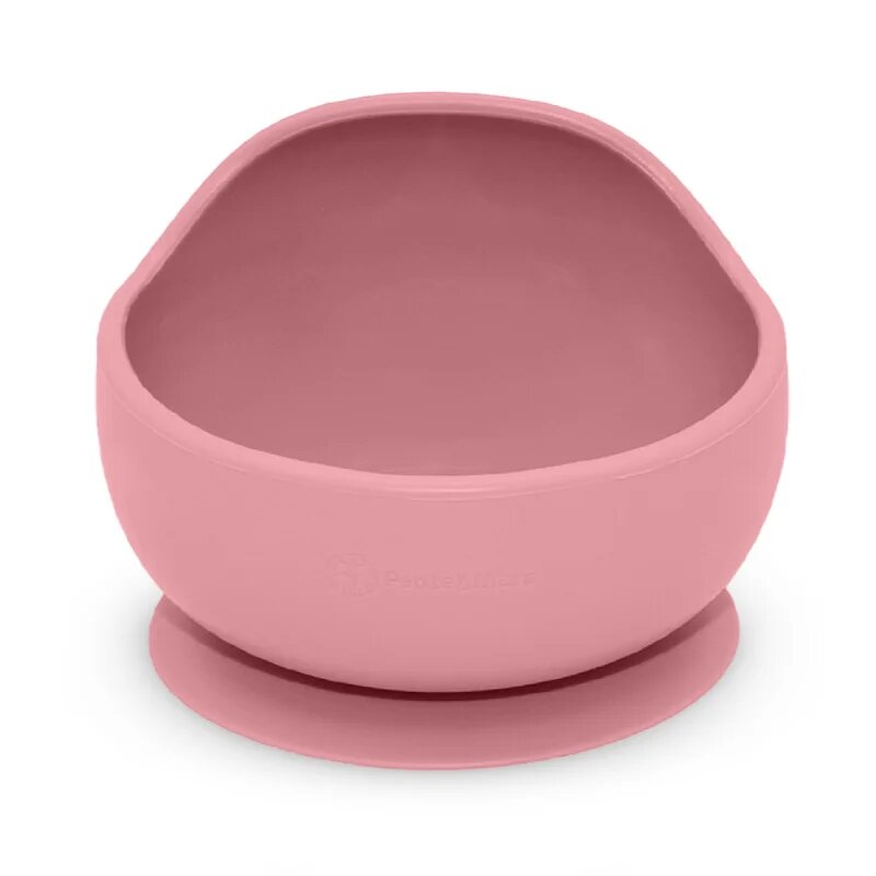 Petite&Mars Take&Match Silicone Bowl miska s přísavkou Dusty Rose 6 m+ 360 ml