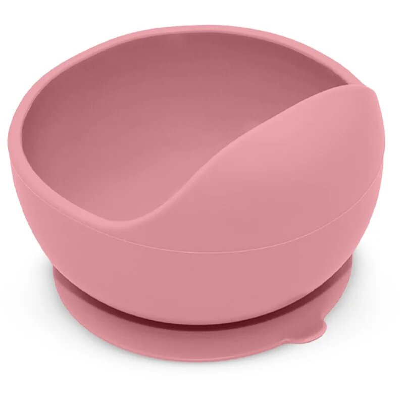 Petite&Mars Take&Match Silicone Bowl miska s přísavkou Dusty Rose 6 m+ 360 ml
