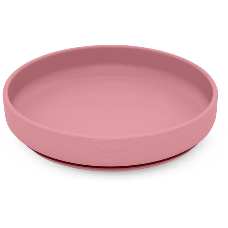 Petite&Mars Take&Match Silicone Plate talíř s přísavkou Dusty Rose 6 m+ 1 ks