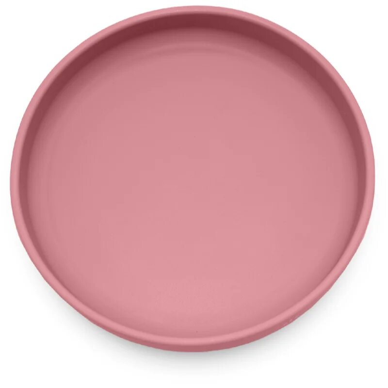 Petite&Mars Take&Match Silicone Plate talíř s přísavkou Dusty Rose 6 m+ 1 ks