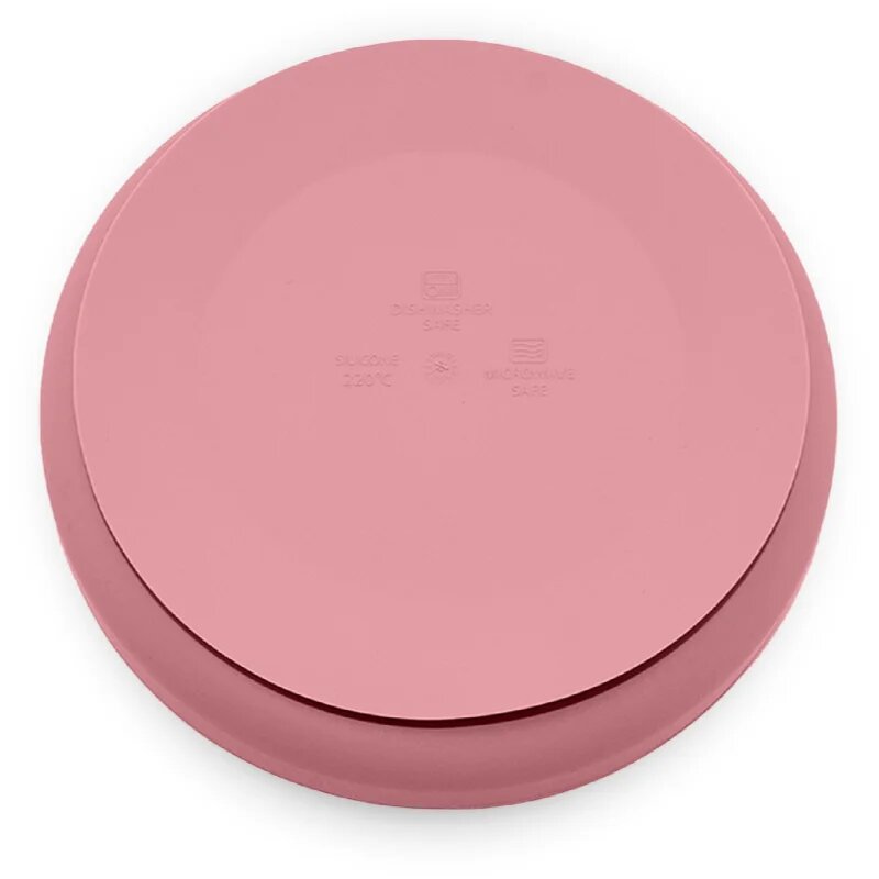 Petite&Mars Take&Match Silicone Plate talíř s přísavkou Dusty Rose 6 m+ 1 ks