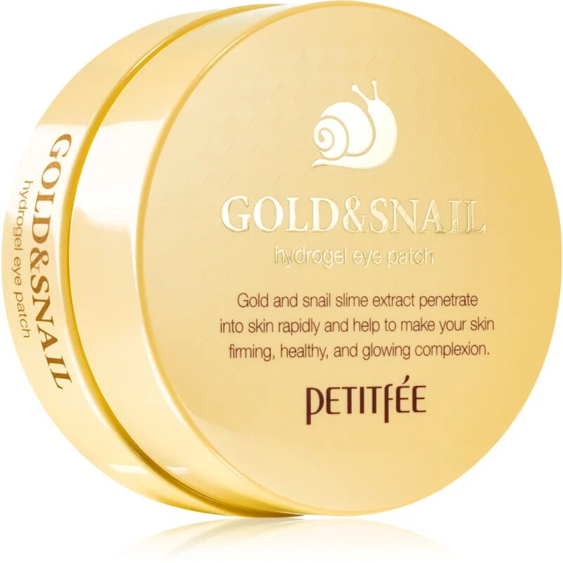 Petitfée Gold & Snail hydrogelová maska na oční okolí se šnečím extraktem 60 ks