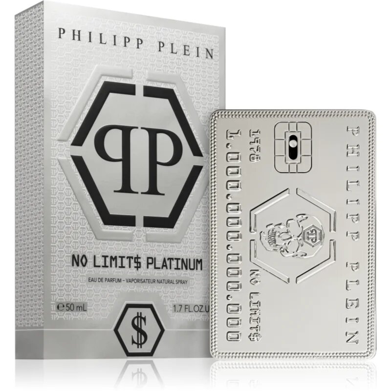 Philipp Plein No Limit$ Platinum parfémovaná voda pro muže 50 ml