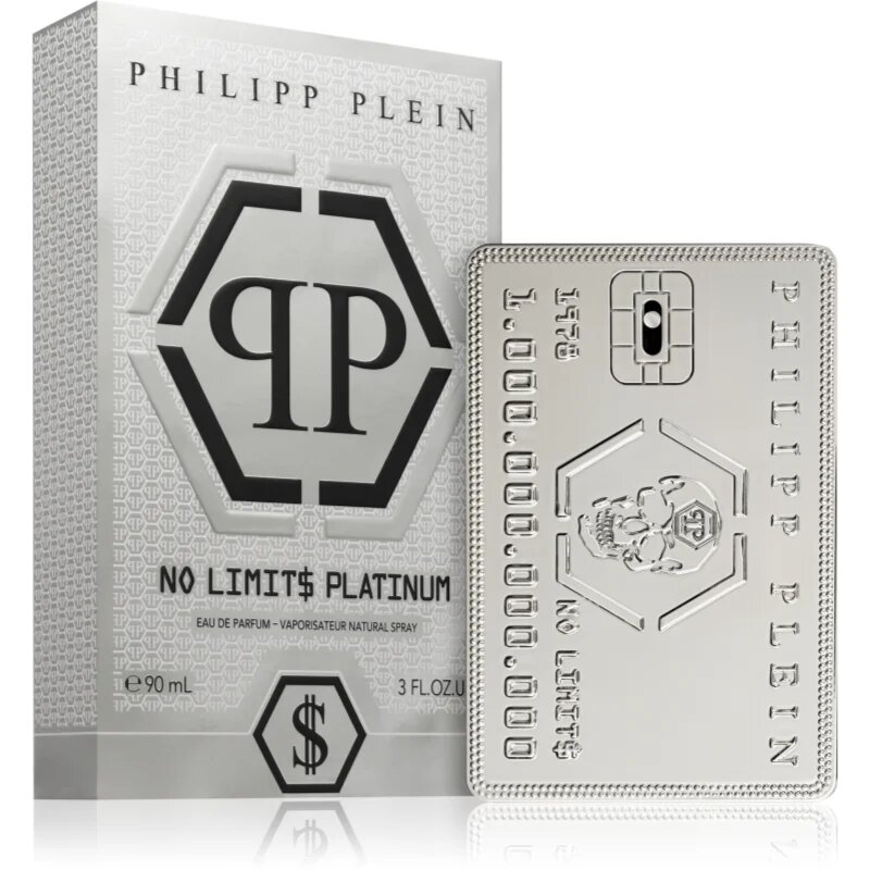 Philipp Plein No Limit$ Platinum parfémovaná voda pro muže 90 ml