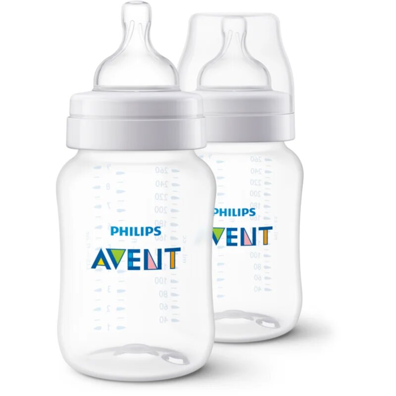 Philips Avent Anti-colic SCY103/02 kojenecká láhev anti-colic 1 m+ 2x260 ml