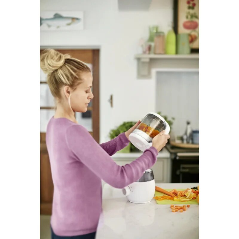 Philips Avent Baby Food Maker 4in1 SCF885/01 parní hrnec a mixér 4 v 1 1 ks