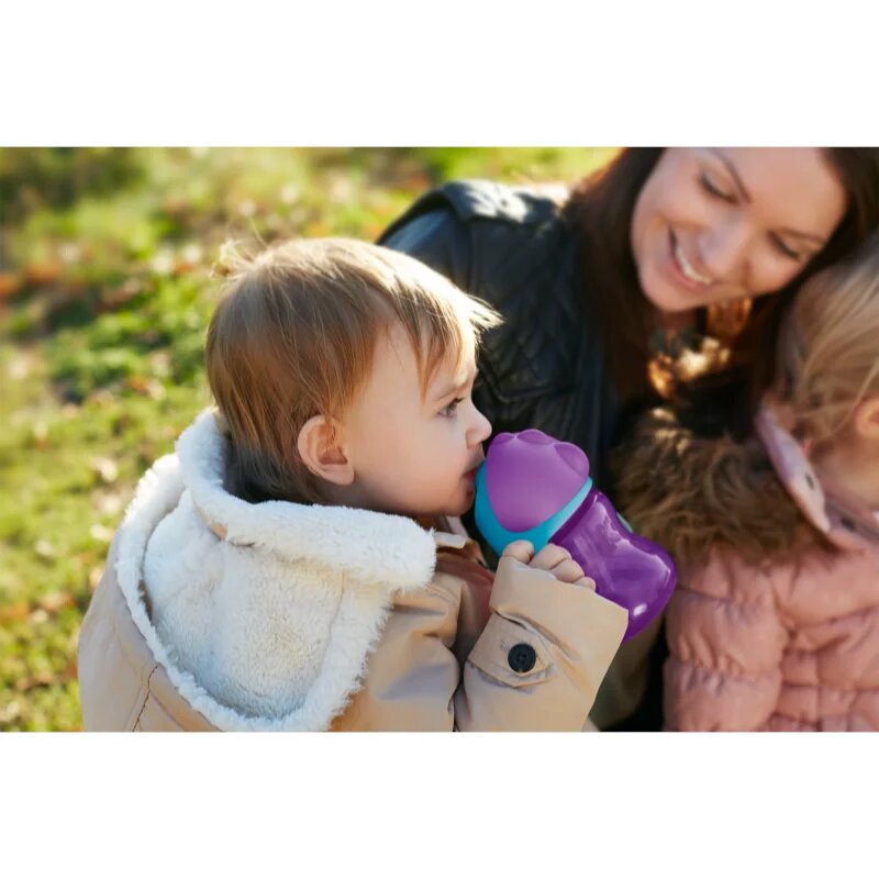 Philips Avent Bendy Straw SCF796/02 9m+ hrnek s ohebným brčkem Purple 1 ks