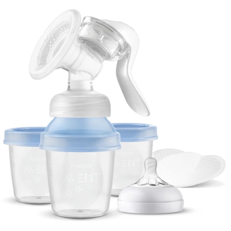 Philips Avent Breast Pumps SCF430/13 odsávačka mateřského mléka + zásobník 0-3 m 1 ks