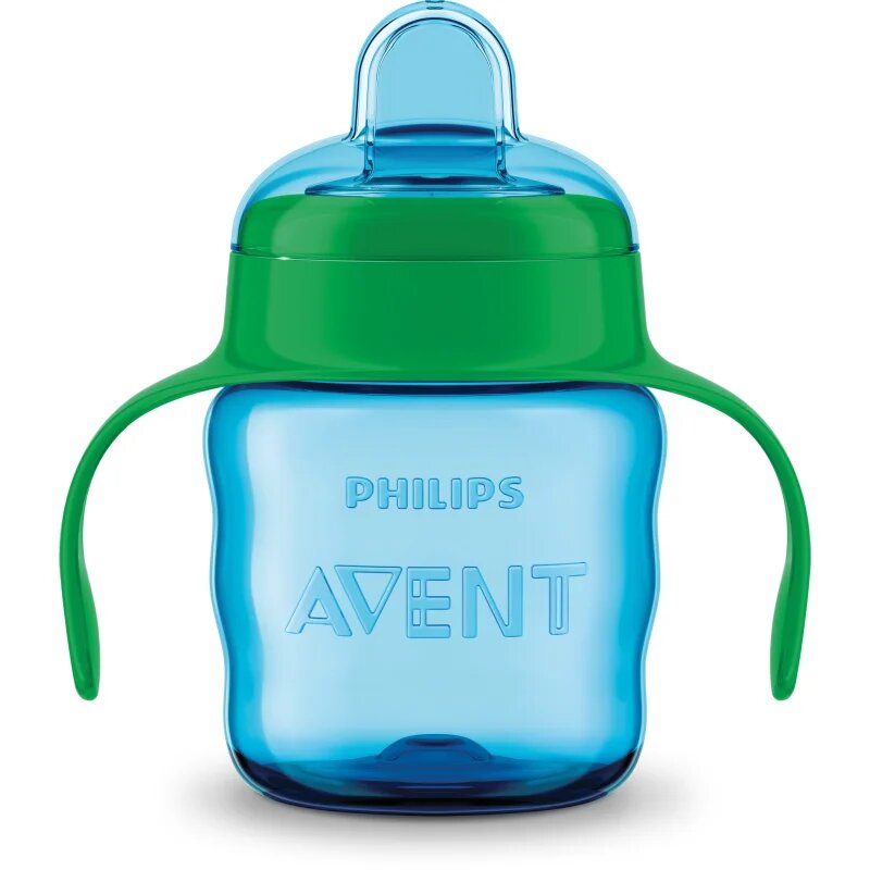 Philips Avent Classic SCF551/05 6 m+ hrnek s držadly Blue 200 ml