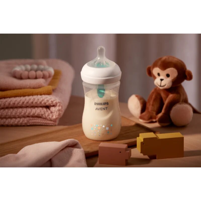 Philips Avent Natural Response AirFree SCY673/82 kojenecká láhev 3-6 m Bear 1 ks