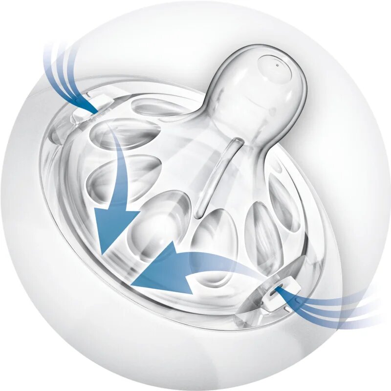 Philips Avent Natural SCF657/27 savička na láhev First Flow 0 m 2 ks