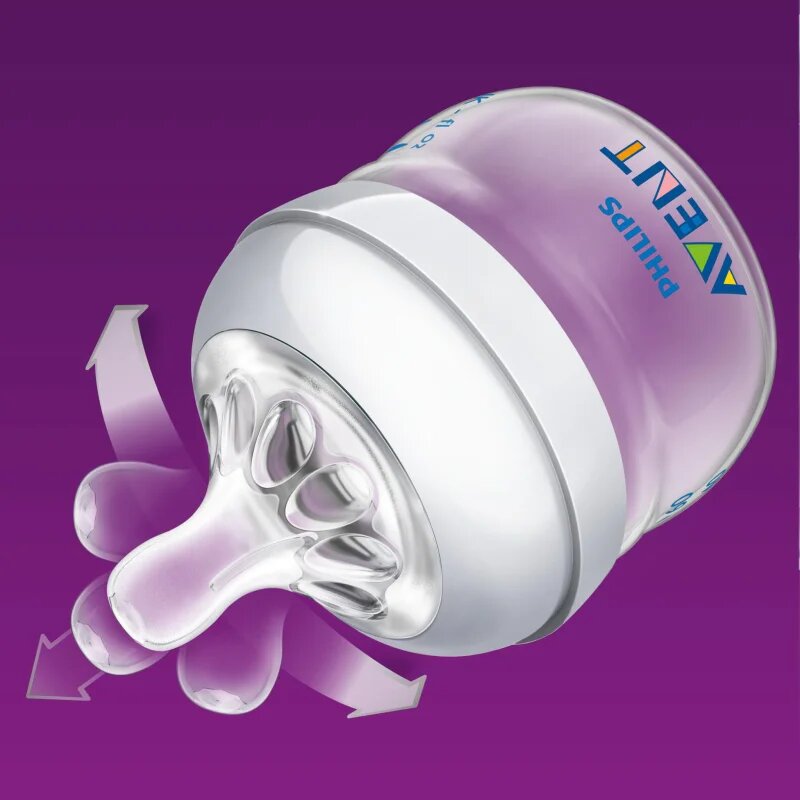 Philips Avent Natural SCF657/27 savička na láhev First Flow 0 m 2 ks