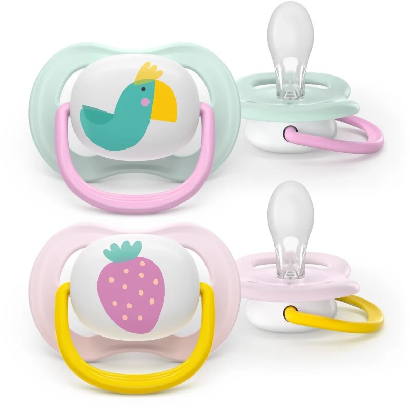 Philips Avent Ultra Air SCF080/24 0-6 m dudlík Girl 2 ks