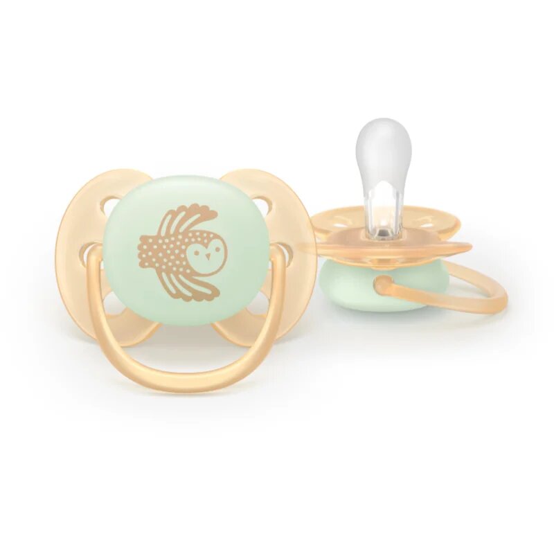 Philips Avent Ultrasoft Night SCF094/02 0-6m dudlík Neutral 2 ks
