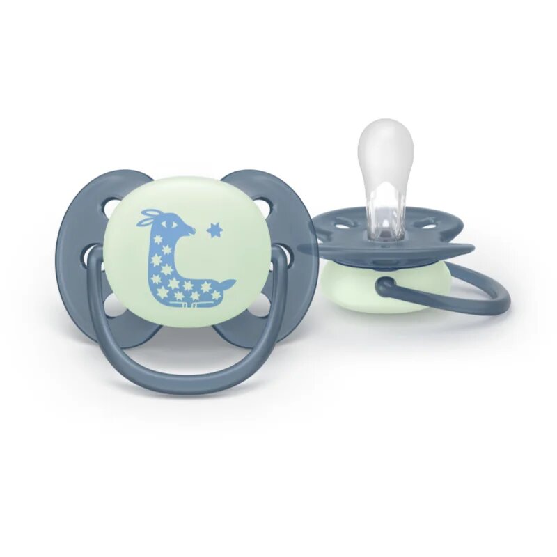 Philips Avent Ultrasoft Night SCF094/03 6-18m dudlík Neutral 2 ks