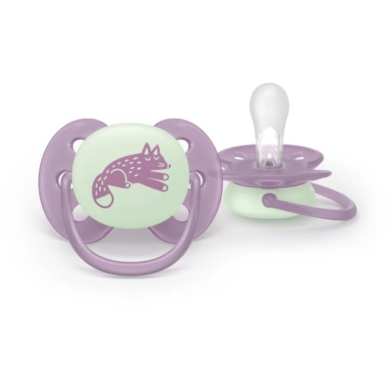 Philips Avent Ultrasoft Night SCF094/04 6-18m dudlík Neutral 2 ks