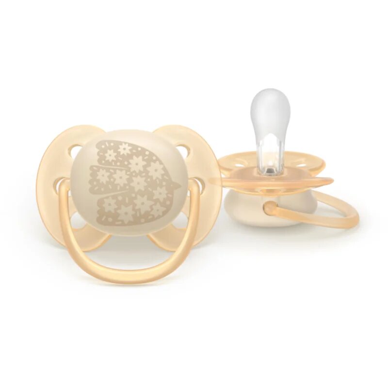 Philips Avent Ultrasoft SCF091/41 0-6 m dudlík Neutral 2 ks