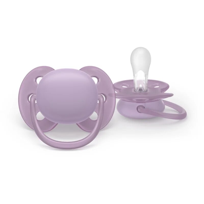 Philips Avent Ultrasoft SCF091/43 6-18 m dudlík Girl 2 ks