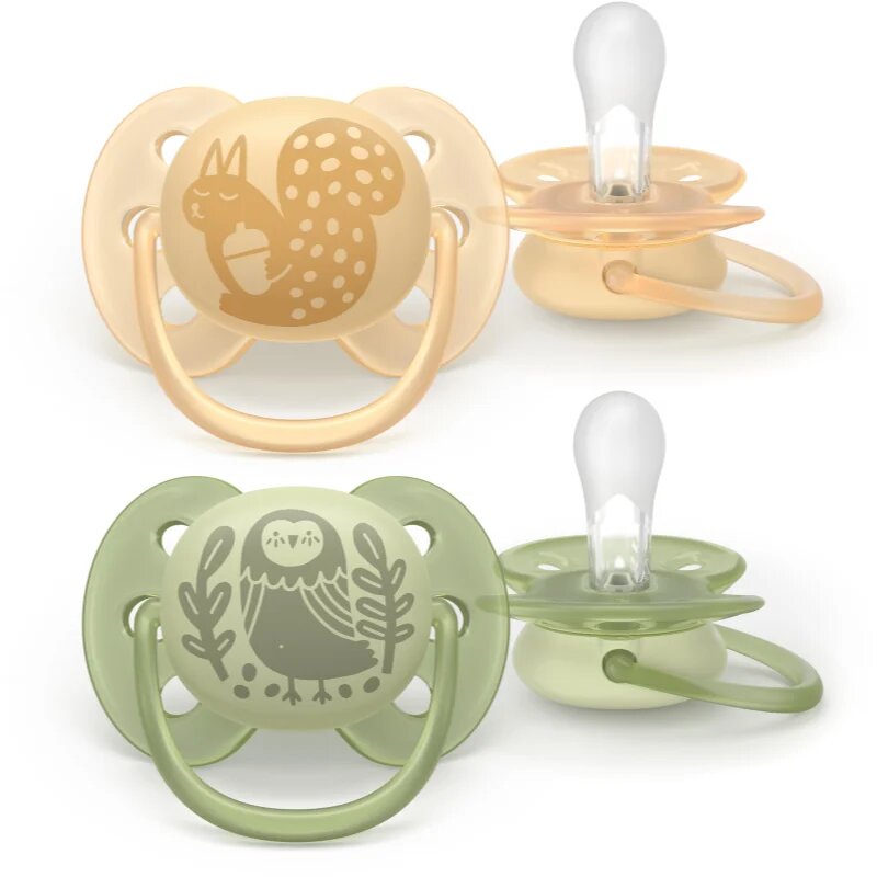 Philips Avent Ultrasoft SCF091/46 6-18 m dudlík Neutral 2 ks