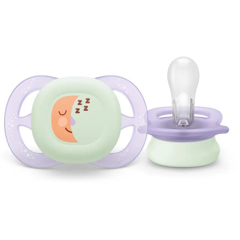 Philips Avent Ultrastart Day&Night SCF075/17 0-2 m dudlík Girl 2 ks