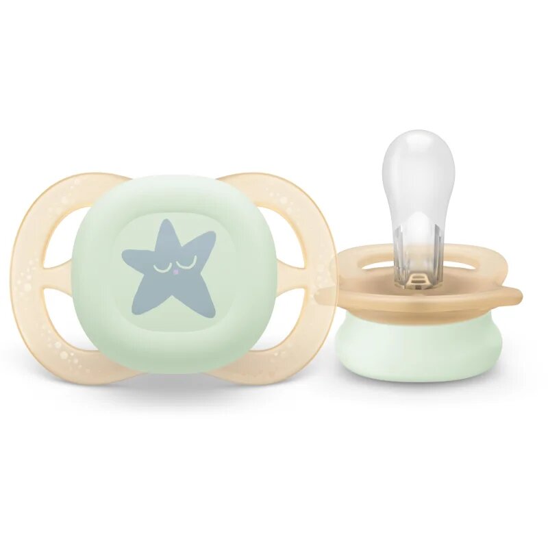 Philips Avent Ultrastart Day&Night SCF075/17 0-2 m dudlík Girl 2 ks