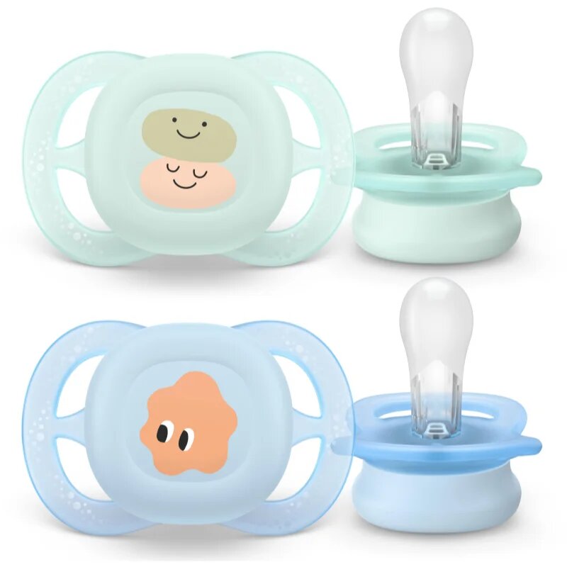 Philips Avent Ultrastart SCF075/14 0-2 m dudlík Boy 2 ks