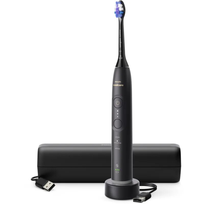 Philips Sonicare 6500 HX7411/10 sonický elektrický zubní kartáček Black 1 ks