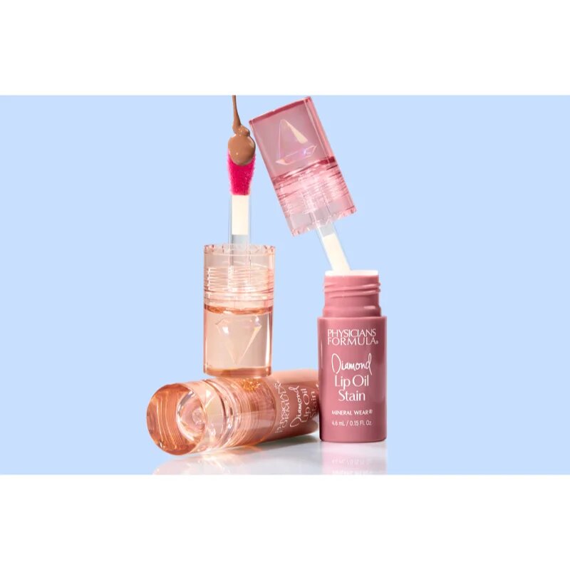 Physicians Formula Mineral Wear® Diamond Lip Oil Stain tónovací olej na rty odstín Natural Nude 4.6 ml