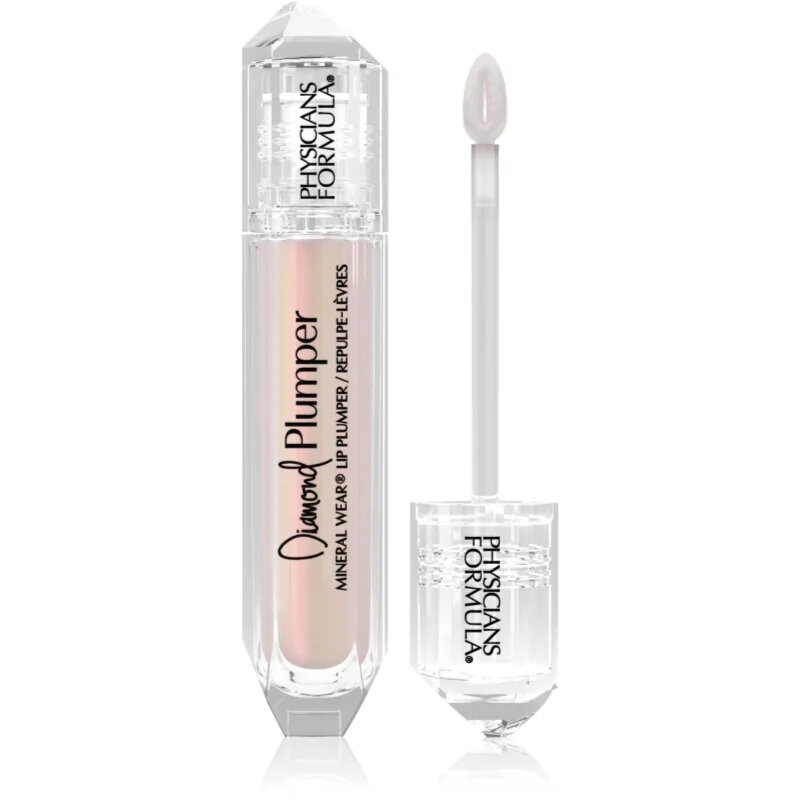 Physicians Formula Mineral Wear® Diamond Plumper lesk pro objem rtů odstín Light Pink Princess Cut 5 ml