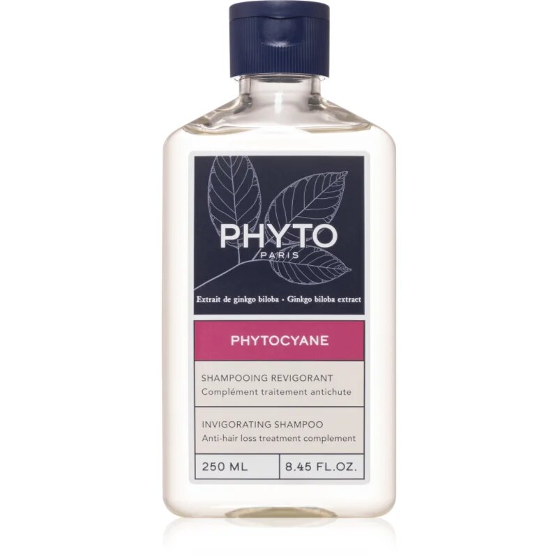 Phyto cyane Invigorating Shampoo aktivační šampon proti padání vlasů 250 ml