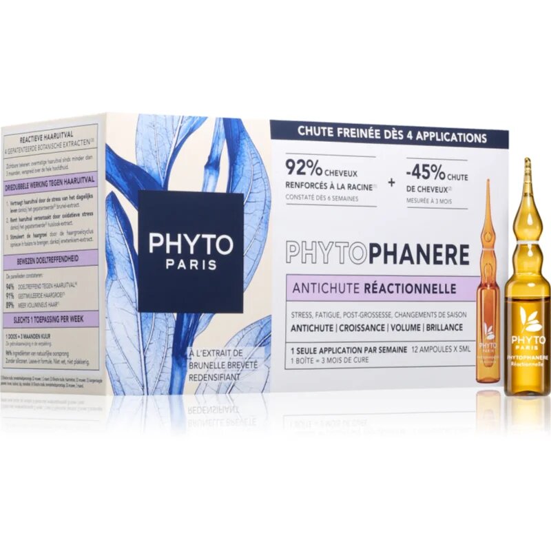 Phyto Phanere Reactive Hair Loss Treatment ampulky proti vypadávání vlasů 12x5 ml
