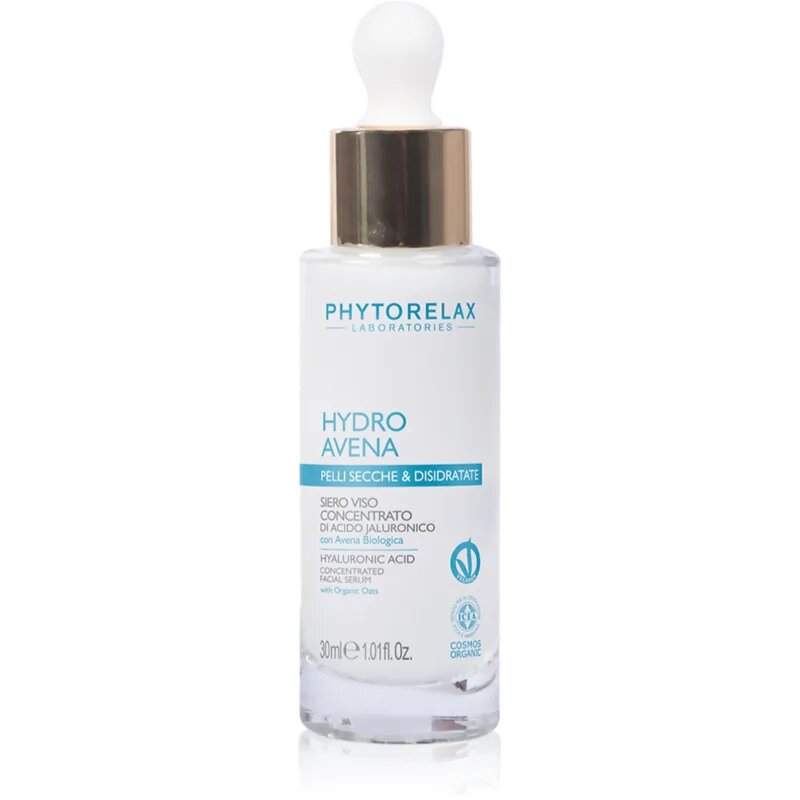 Phytorelax Laboratories Bio Hydro Avena pleťové sérum s kyselinou hyaluronovou 30 ml