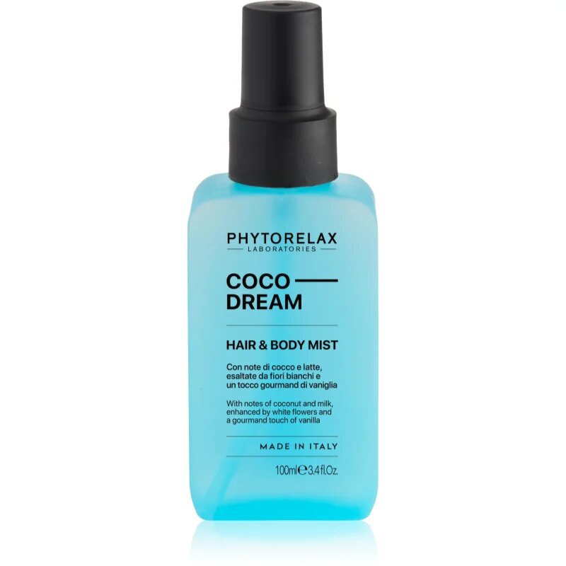 Phytorelax Laboratories Coco Dream parfémovaná mlha na tělo a vlasy pro ženy 100 ml
