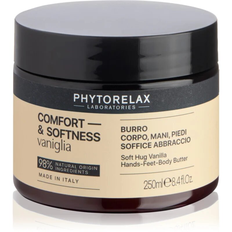 Phytorelax Laboratories Comfort & Softness Vanilla máslo na ruce nohy a tělo 250 ml