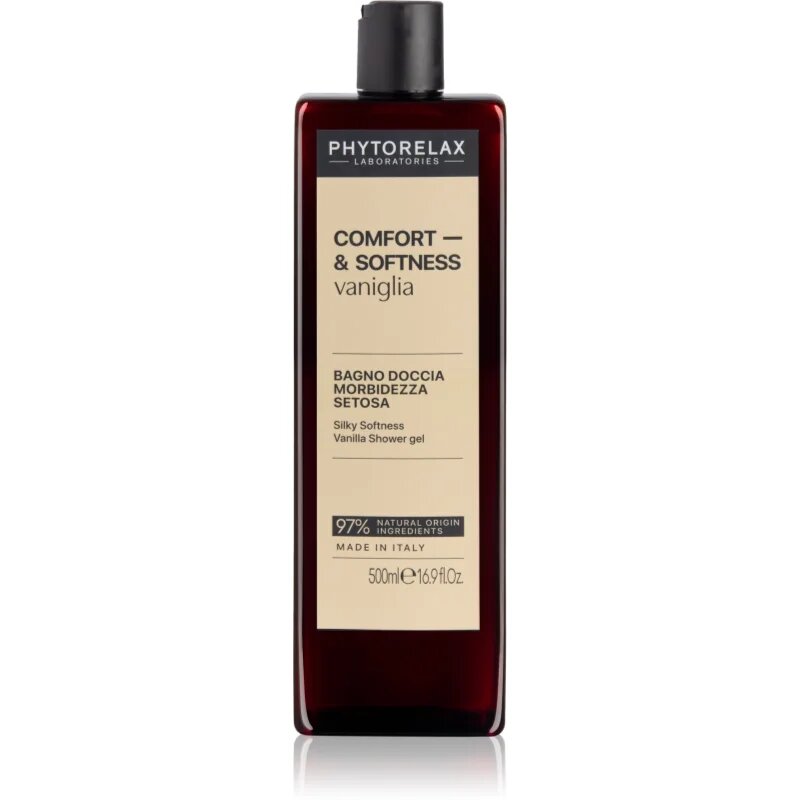 Phytorelax Laboratories Comfort & Softness Vanilla pečující sprchový gel 500 ml