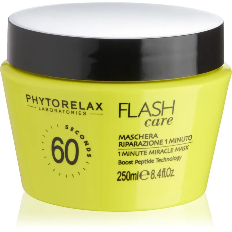 Phytorelax Laboratories Flash Care regenerační maska na vlasy 250 ml