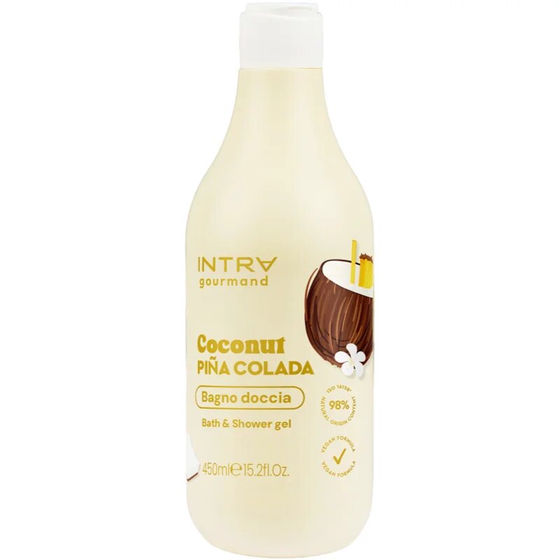 Phytorelax Laboratories Intra Gourmand Coconut Piñacolada sprchový a koupelový gel 450 ml