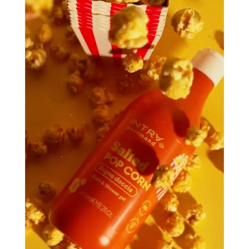 Phytorelax Laboratories Intra Gourmand Salted Popcorn sprchový a koupelový gel 450 ml