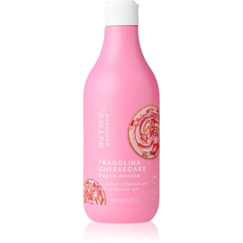 Phytorelax Laboratories Intra Gourmand Strawberry Cheesecake sprchový a koupelový gel 450 ml