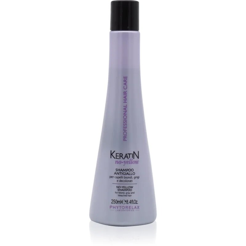 Phytorelax Laboratories Keratin No-Yellow šampon neutralizující žluté tóny 250 ml