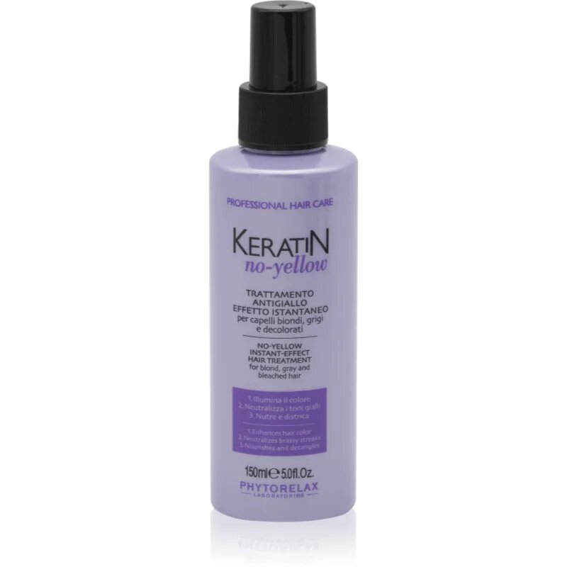 Phytorelax Laboratories Keratin No-Yellow sprej proti žlutým tónům 150 ml