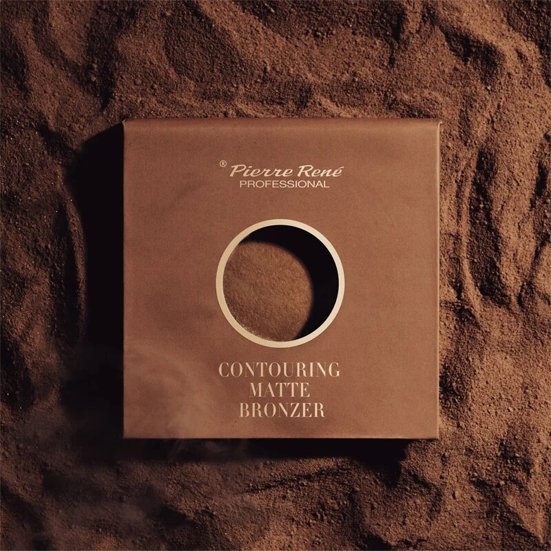 Pierre René Contouring Matte Bronzer bronzující paletka na oči 10 g