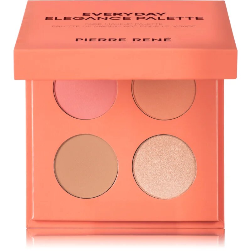 Pierre René Everyday Elegance Palette paletka očních stínů odstín Coral 1 ks