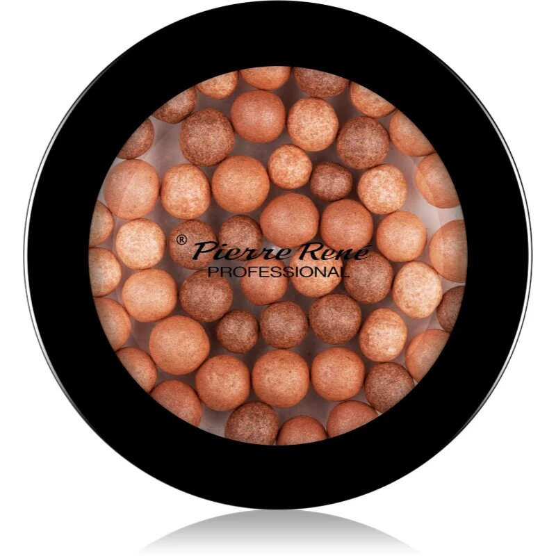 Pierre René Face bronzové tónovací perly pro dlouhotrvající efekt odstín 04 Natural 20 g