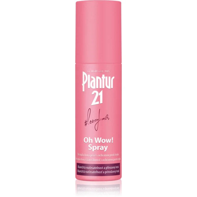 Plantur 21 #longhair Oh Wow! Spray bezoplachová péče pro snadné rozčesání vlasů 100 ml