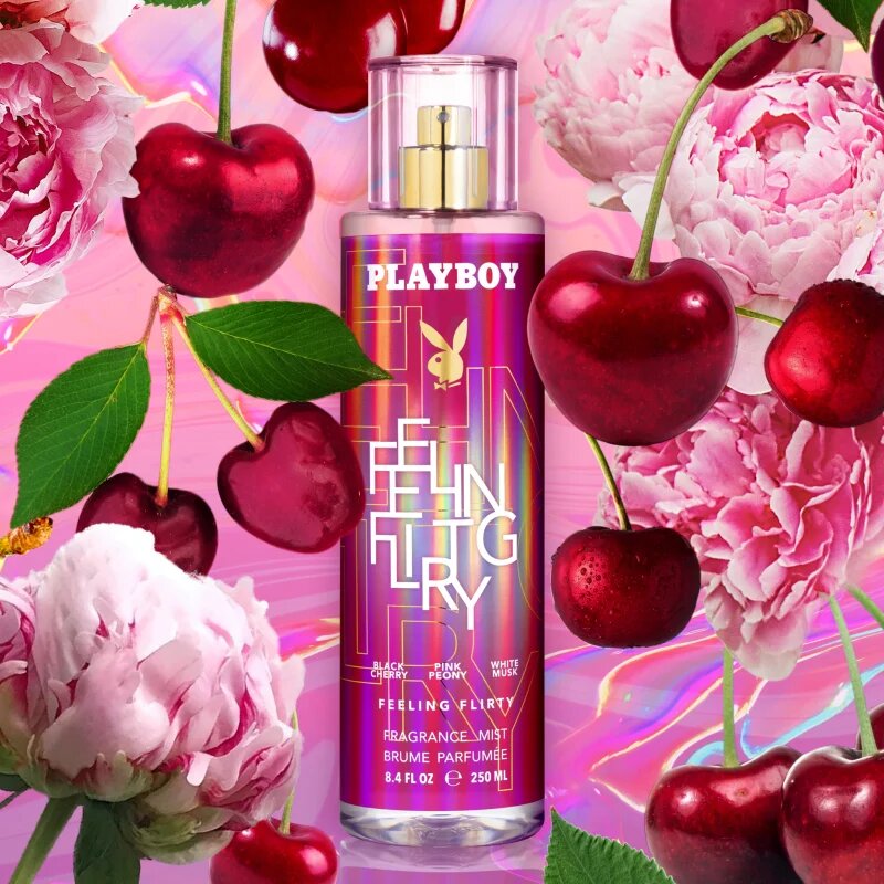Playboy Feeling Flirty tělový sprej pro ženy 250 ml