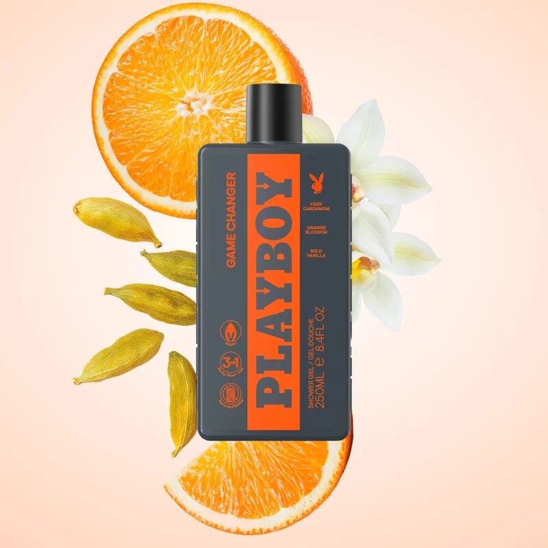 Playboy Game Changer sprchový gel 3 v 1 pro muže 250 ml