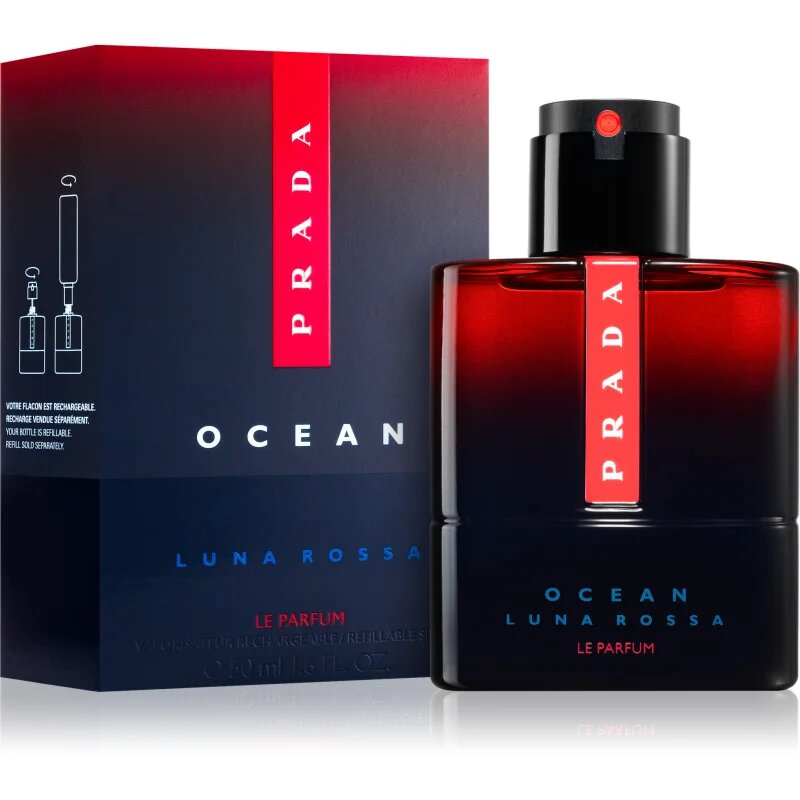 Prada Luna Rossa Ocean parfém plnitelný pro muže 50 ml