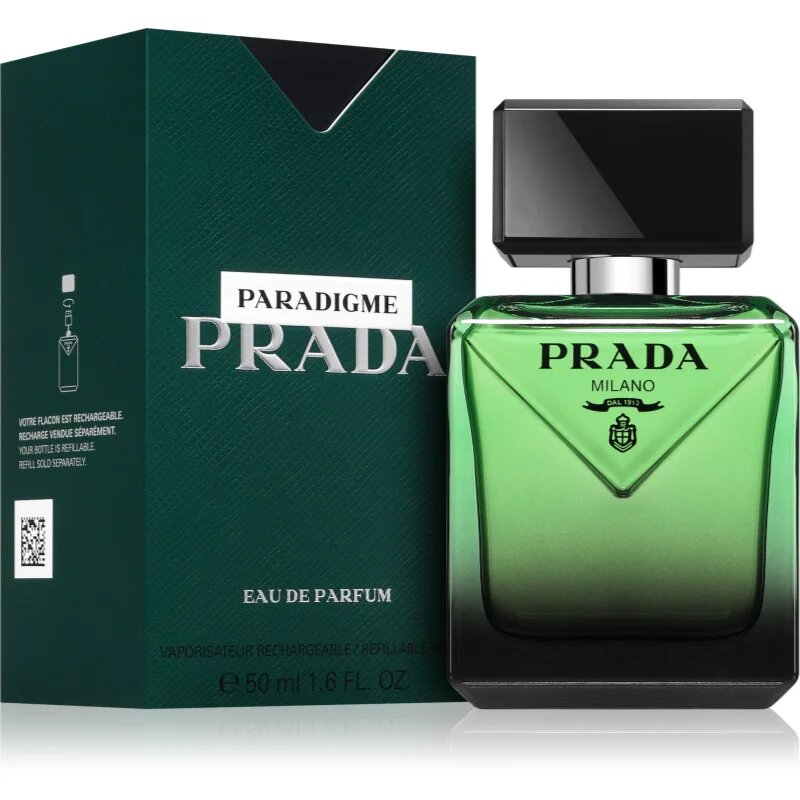Prada Paradigme parfémovaná voda plnitelná pro muže 50 ml