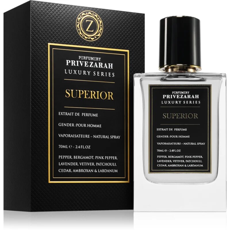 Prive Zarah Superior parfémový extrakt pro muže 70 ml